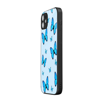 Gimme Butterflies Aesthetic iphone 11 mobile cover | shockproof glass phone case