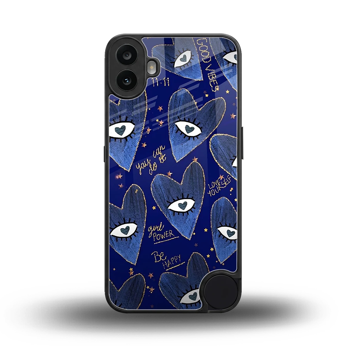 Girl Vision back phone cover | glass case for cmf nothing phone 1