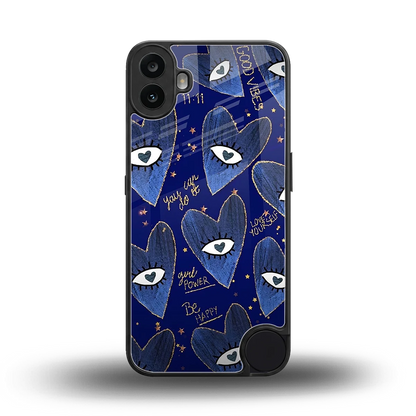 Girl Vision back phone cover | glass case for cmf nothing phone 1