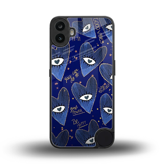 Girl Vision back phone cover | glass case for cmf nothing phone 1