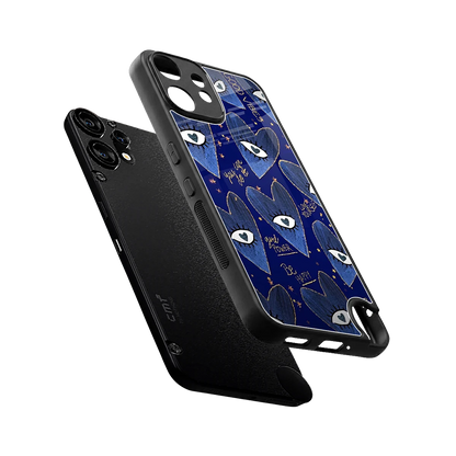 Girl Vision sleek cmf nothing phone 2 pro cover with tempered glass back and TPU edges
