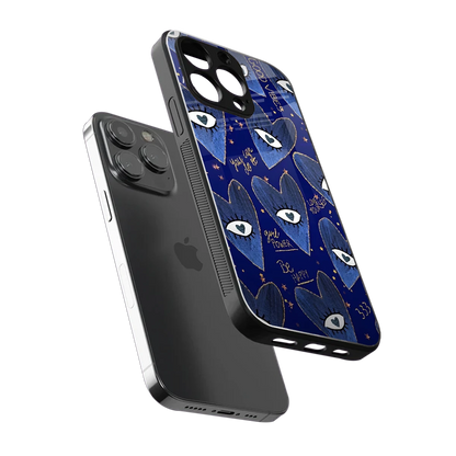 Girl Vision sleek iphone 13 pro cover with tempered glass back and TPU edges