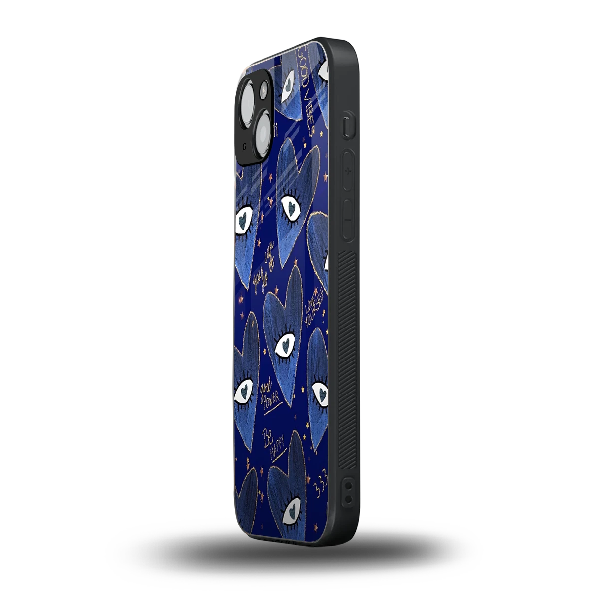 Girl Vision iphone 14 plus mobile cover | shockproof glass phone case