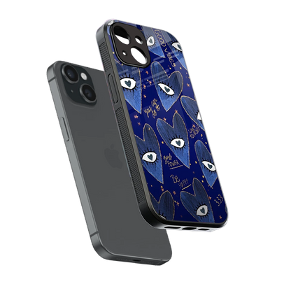 Girl Vision sleek iphone 15 cover with tempered glass back and TPU edges