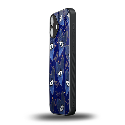 Girl Vision iphone 16 plus mobile cover | shockproof glass phone case