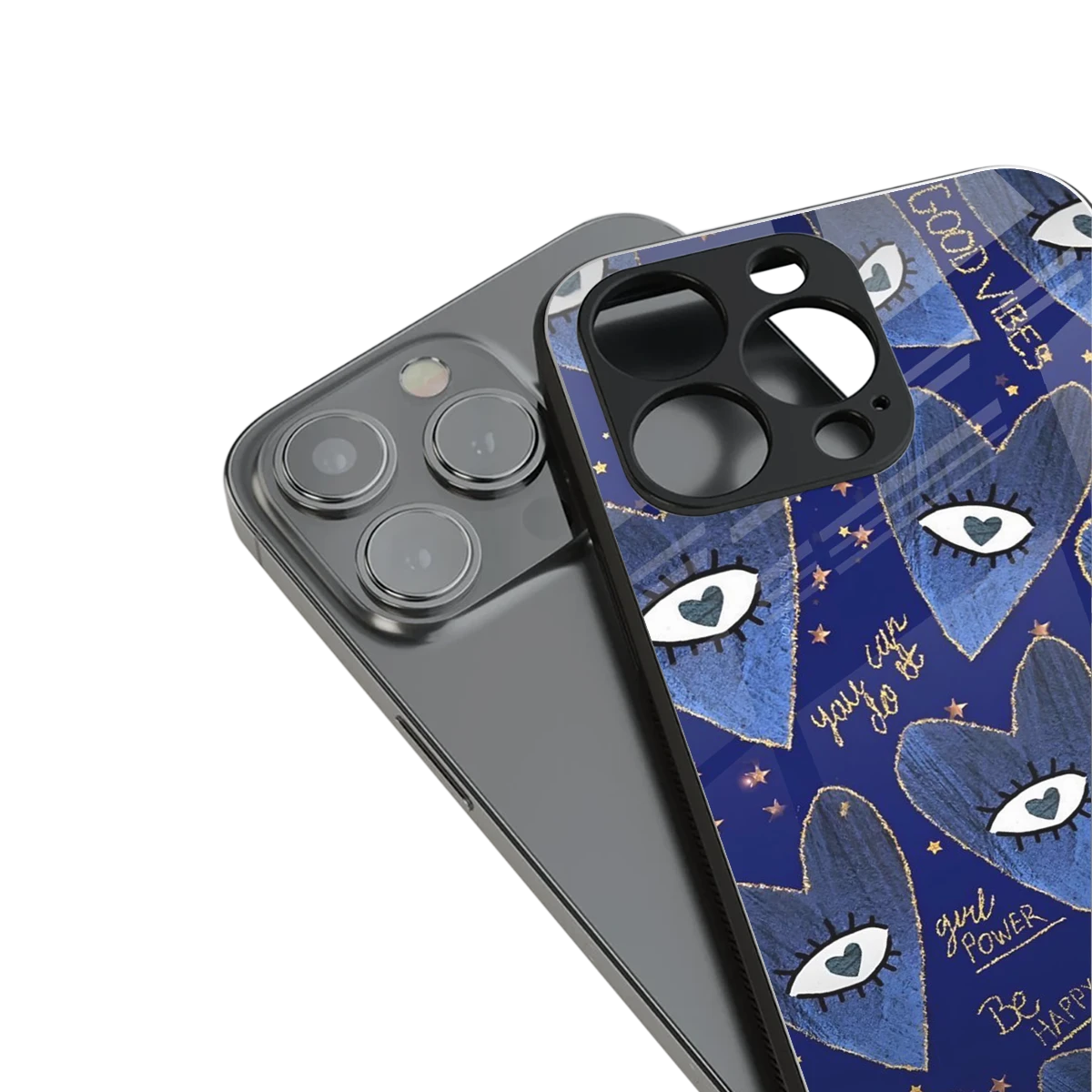 Girl Vision stylish phone case for iphone 14 | glossy glass and slim fit