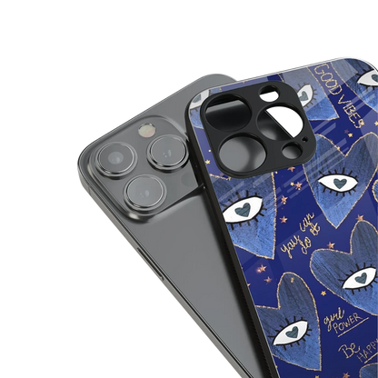 Girl Vision stylish phone case for iphone 14 | glossy glass and slim fit