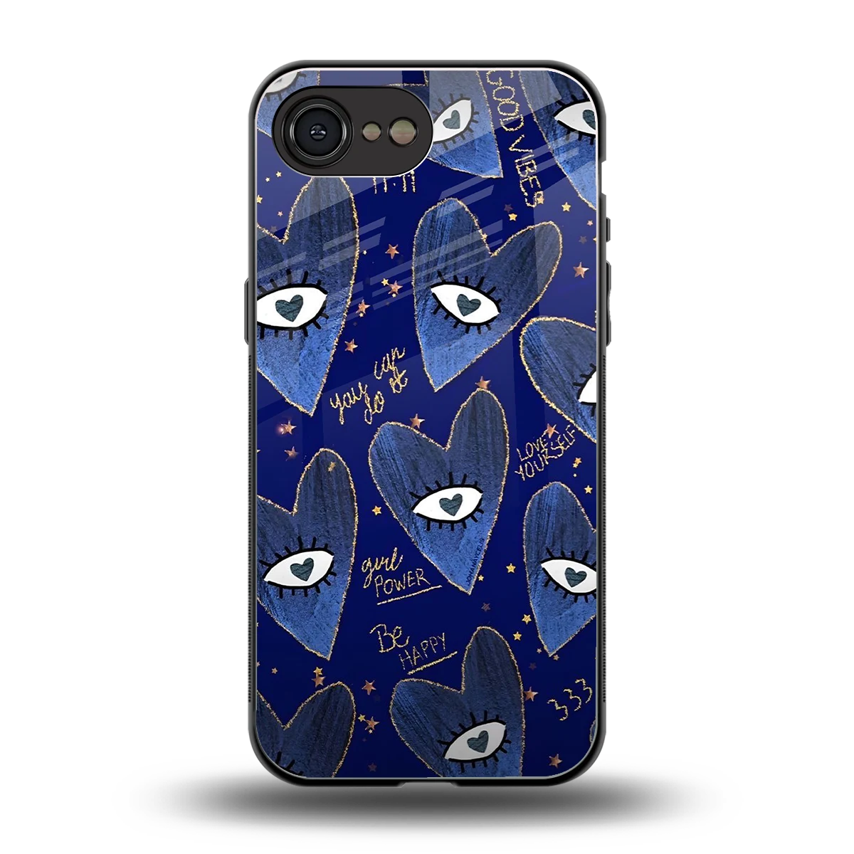 Girl Vision back phone cover | glass case for iphone 17e