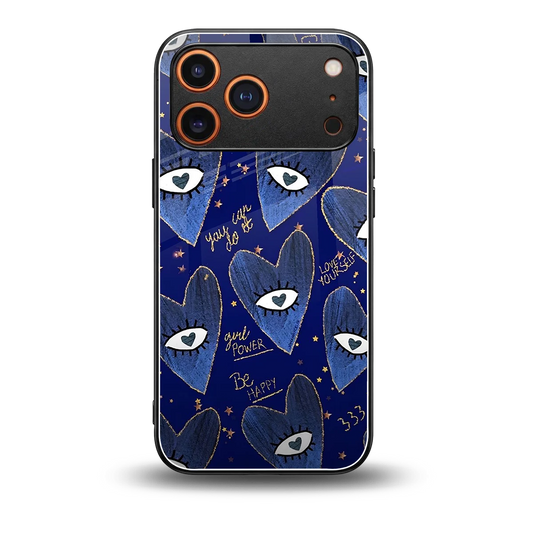 Girl Vision back phone cover | glass case for iphone 17 pro max