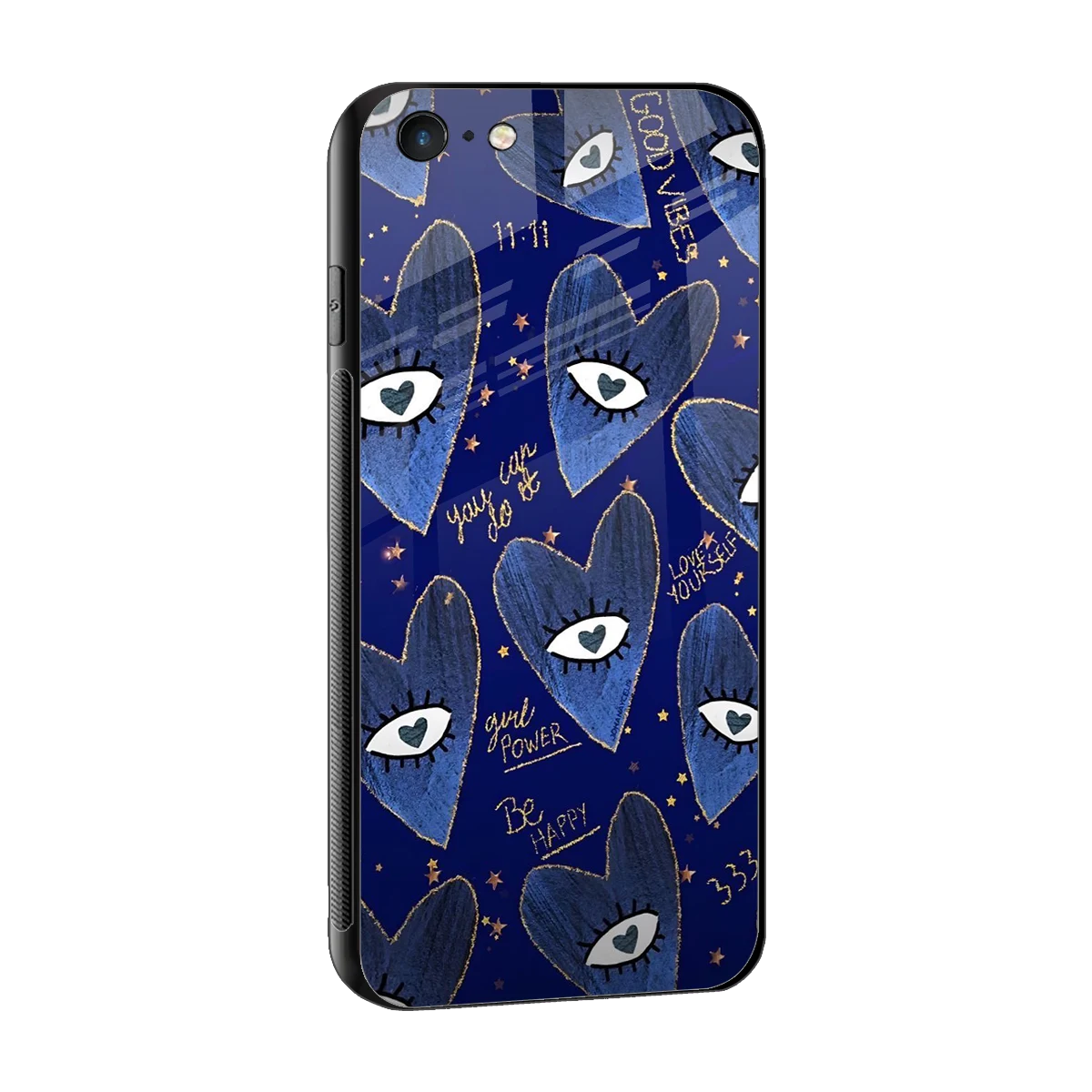 Girl Vision sleek iphone 6 cover with tempered glass back and TPU edges