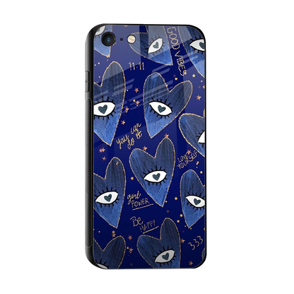 Girl Vision sleek iphone 7 cover with tempered glass back and TPU edges