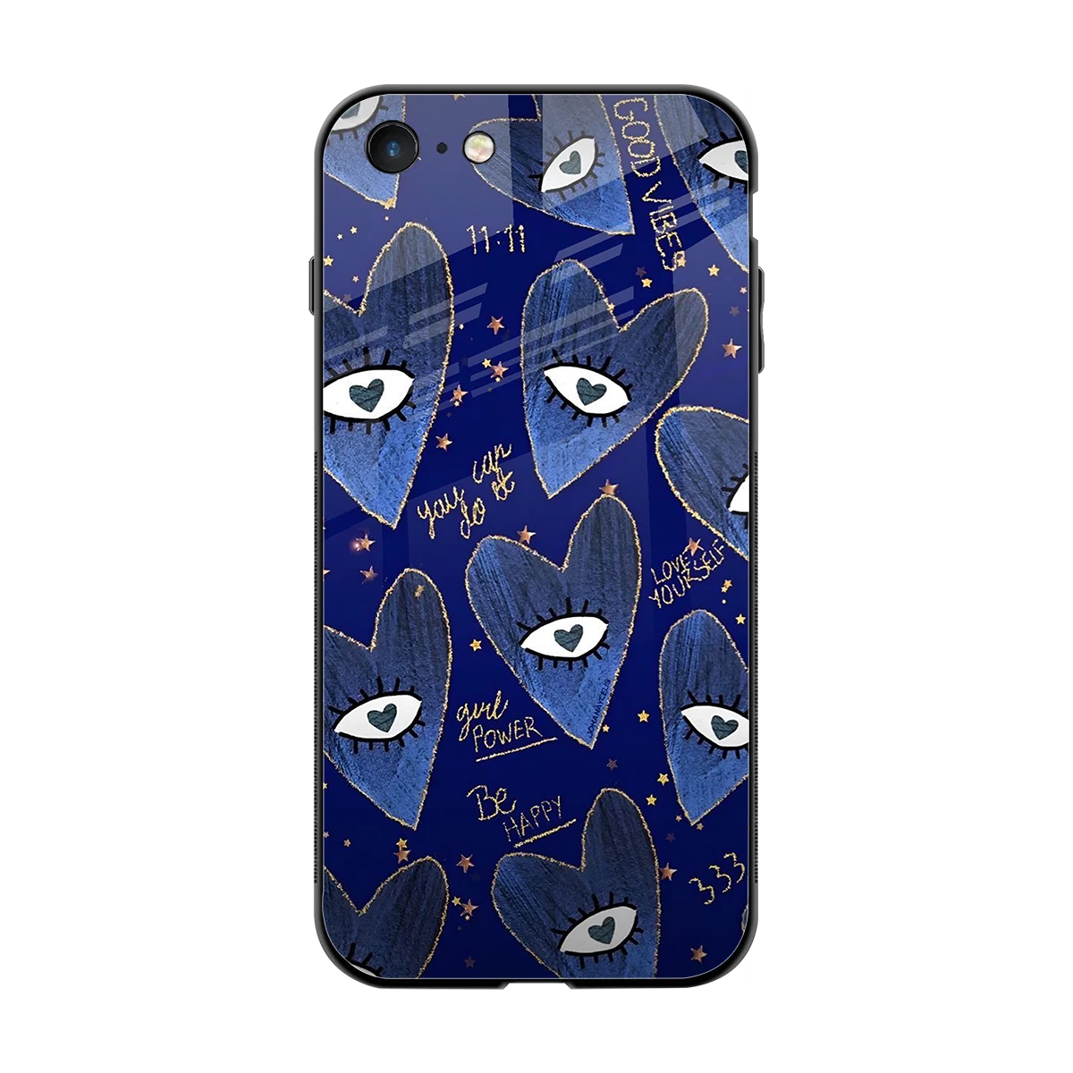Girl Vision back phone cover | glass case for iphone 7