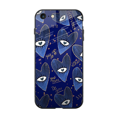 Girl Vision back phone cover | glass case for iphone 7