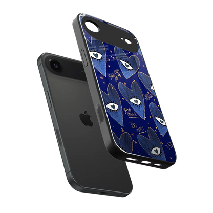 Girl Vision sleek iphone air cover with tempered glass back and TPU edges