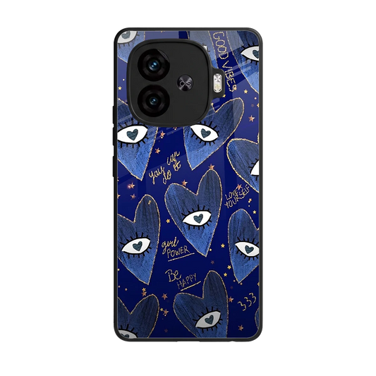 Girl Vision back phone cover | glass case for iqoo neo 10r 5g