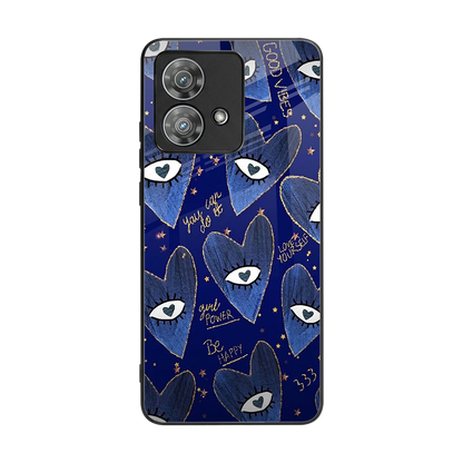 Girl Vision back phone cover | glass case for motorola edge 40 neo 5g