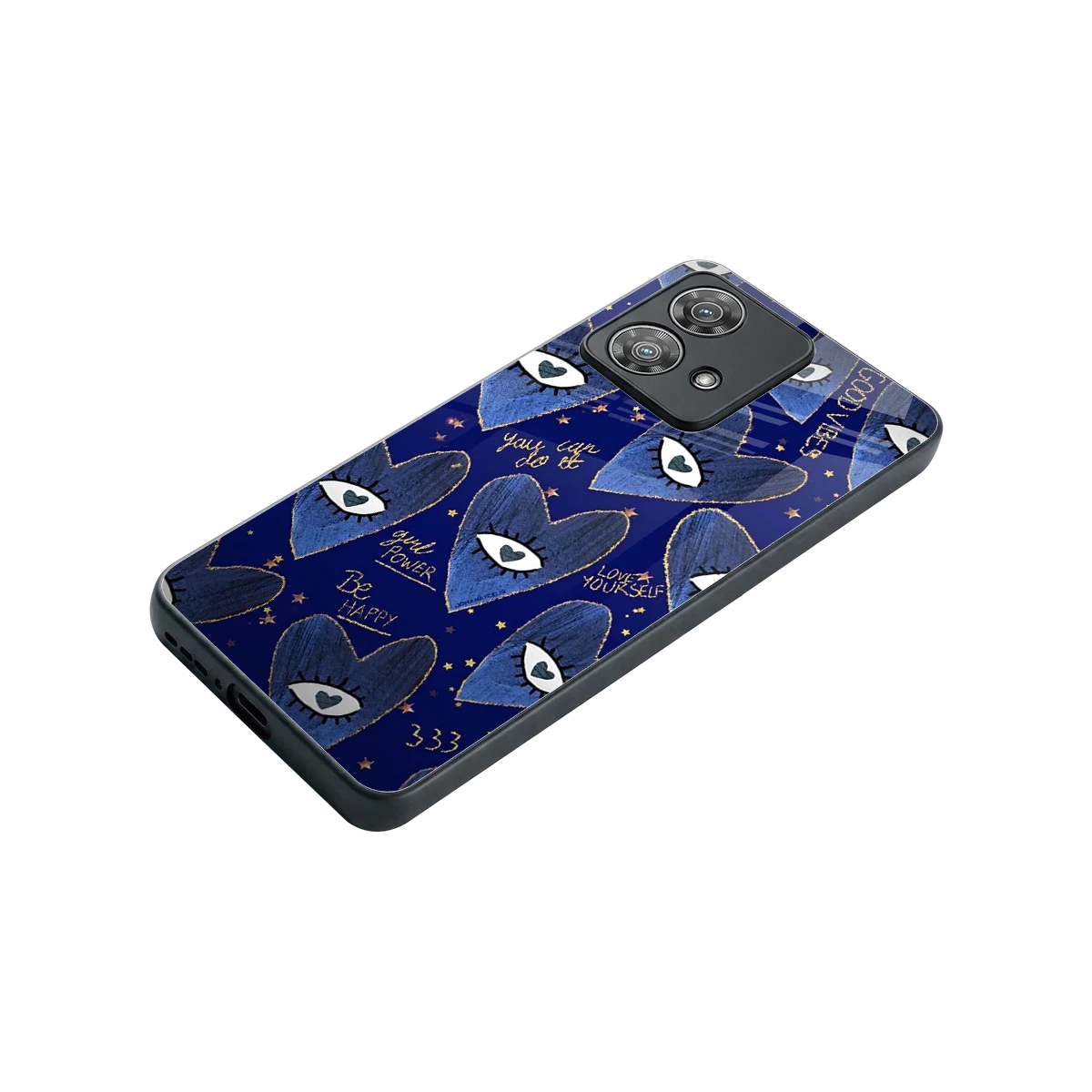 Girl Vision stylish phone case for motorola edge 40 neo 5g | glossy glass and slim fit