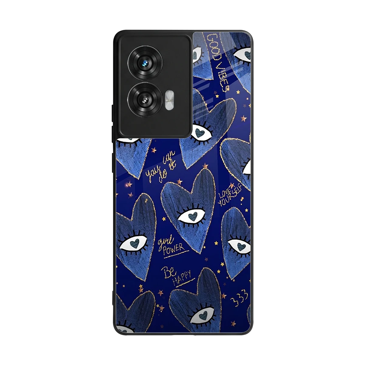 Girl Vision back phone cover | glass case for motorola edge 50 fusion