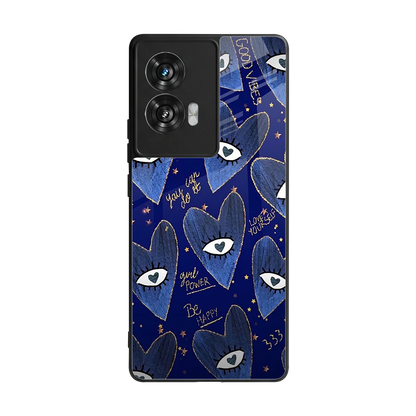 Girl Vision back phone cover | glass case for motorola edge 50 fusion
