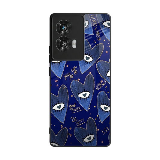 Girl Vision back phone cover | glass case for motorola edge 50 fusion