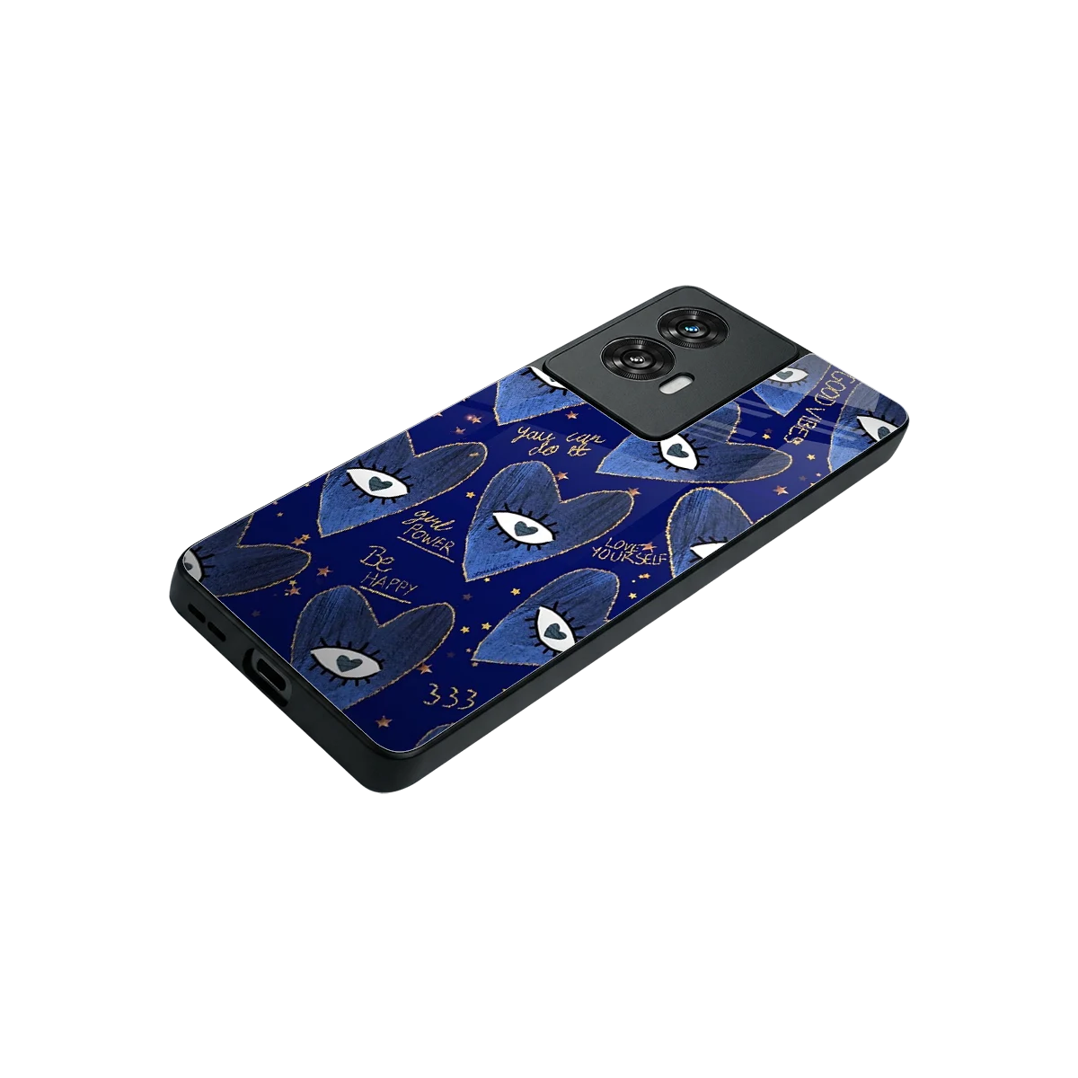 Girl Vision stylish phone case for motorola edge 50 fusion | glossy glass and slim fit