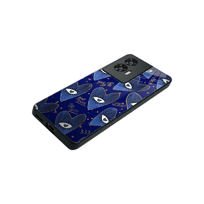 Girl Vision stylish phone case for motorola edge 50 fusion | glossy glass and slim fit
