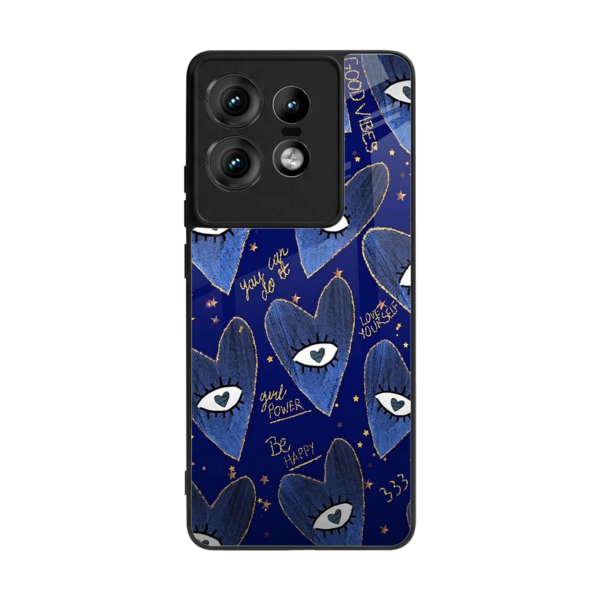 Girl Vision back phone cover | glass case for motorola edge 50 pro