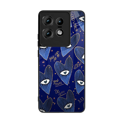 Girl Vision back phone cover | glass case for motorola edge 50 pro