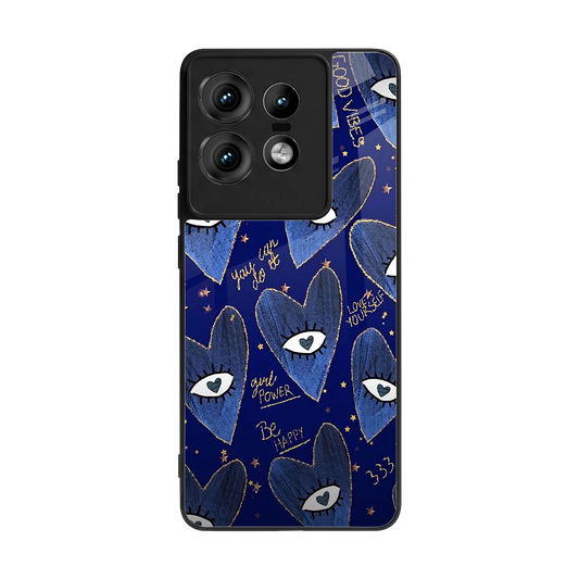 Girl Vision back phone cover | glass case for motorola edge 50 pro