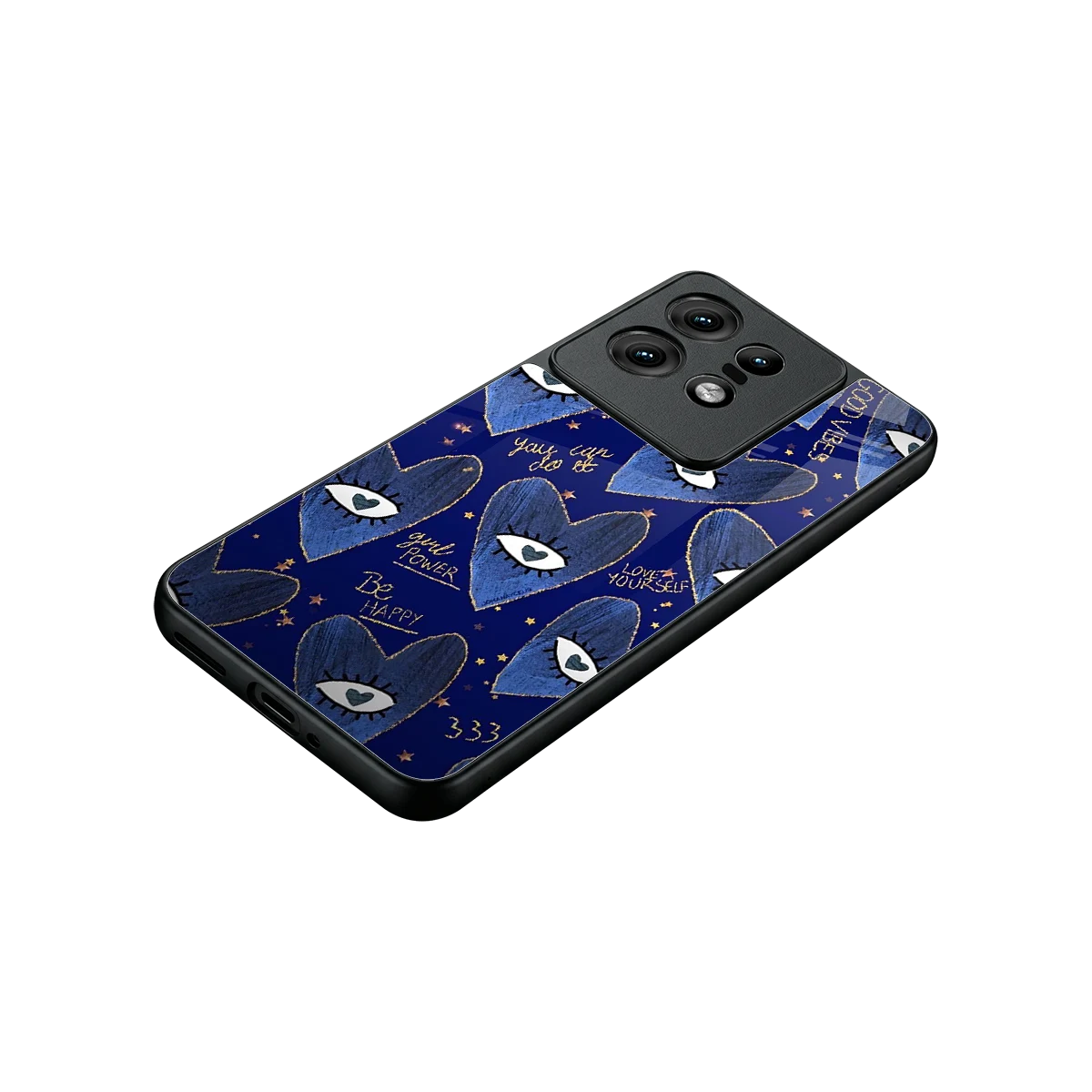 Girl Vision stylish phone case for motorola edge 50 pro | glossy glass and slim fit