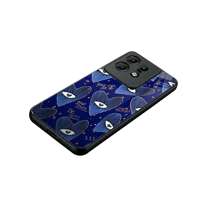 Girl Vision stylish phone case for motorola edge 50 pro | glossy glass and slim fit