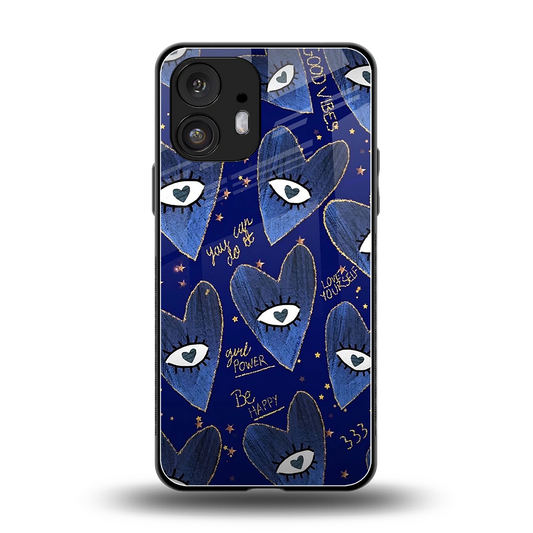 Girl Vision back phone cover | glass case for nothing phone 2