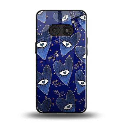 Girl Vision back phone cover | glass case for nothing phone 2a