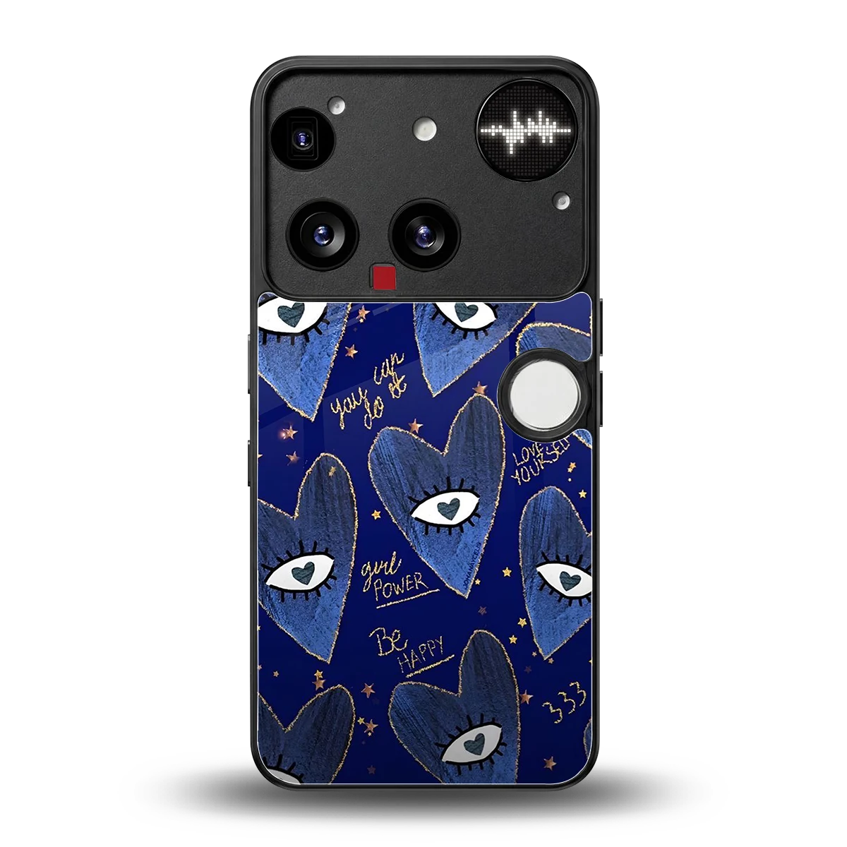 Girl Vision back phone cover | glass case for nothing phone 3