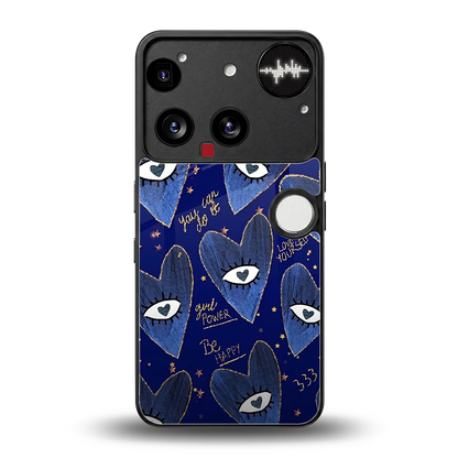 Girl Vision back phone cover | glass case for nothing phone 3