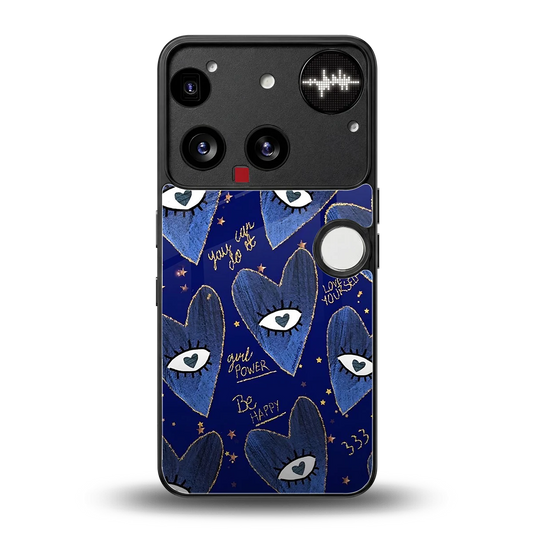 Girl Vision back phone cover | glass case for nothing phone 3