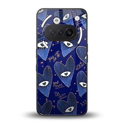 Girl Vision back phone cover | glass case for nothing phone 3a