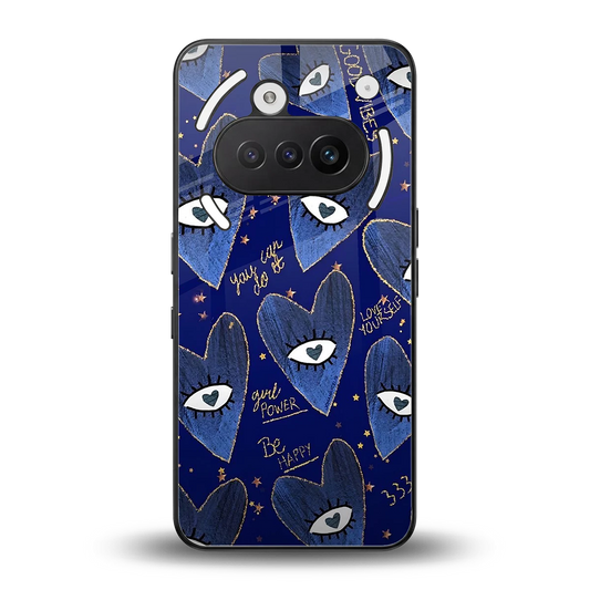 Girl Vision back phone cover | glass case for nothing phone 3a
