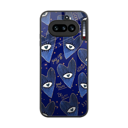 Girl Vision back phone cover | glass case for nothing phone 4a