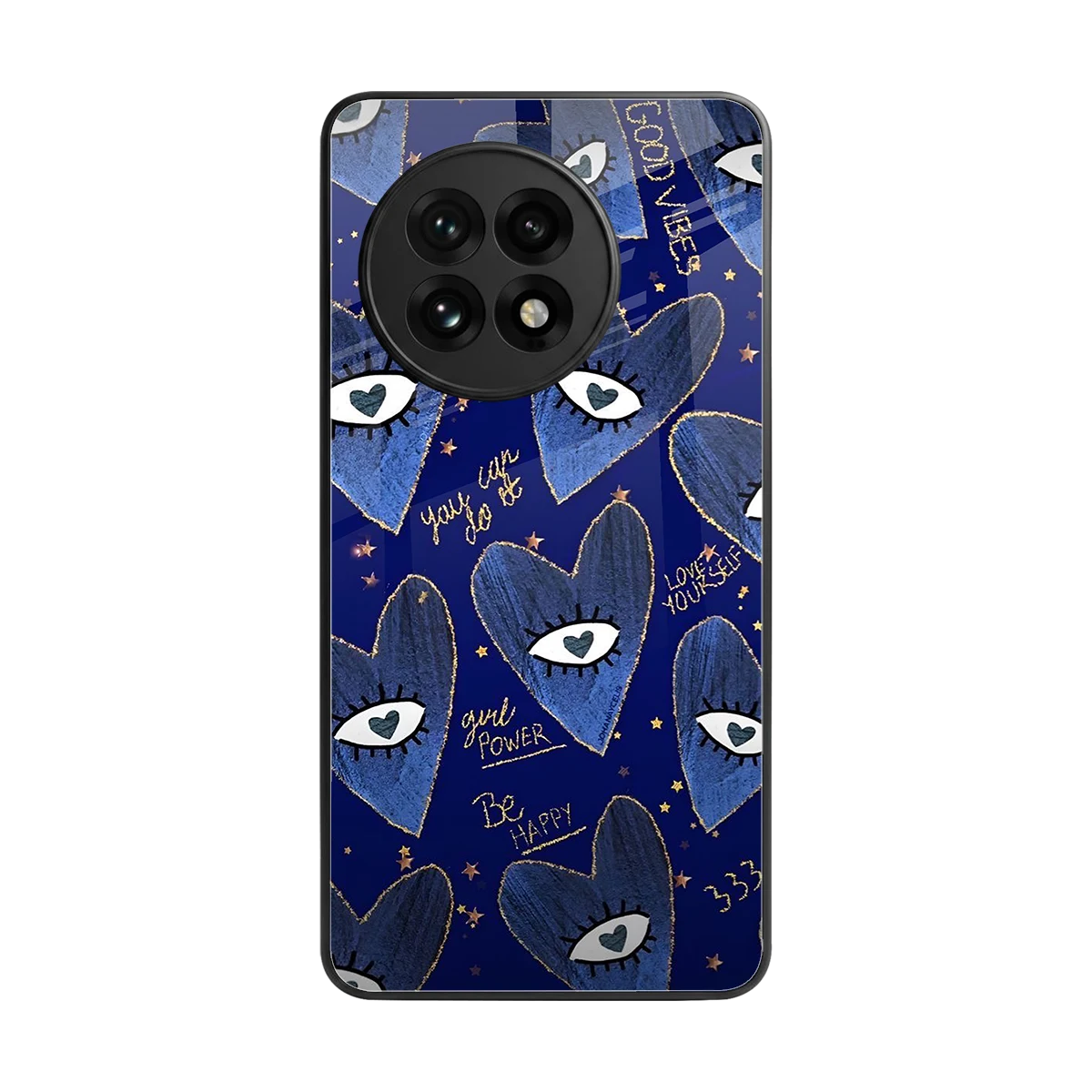Girl Vision back phone cover | glass case for oneplus 13r
