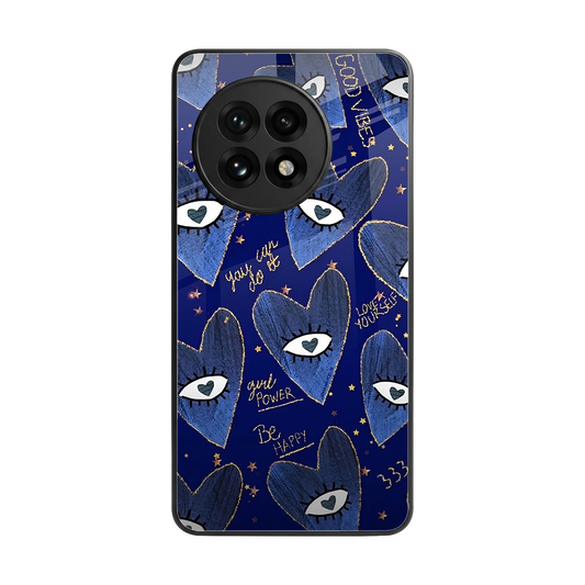 Girl Vision back phone cover | glass case for oneplus 13r