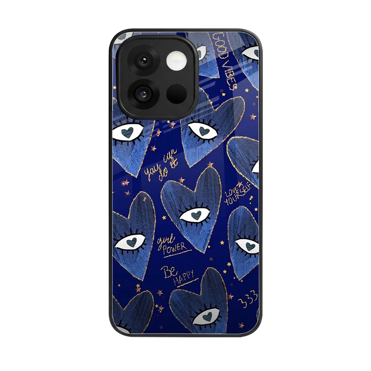 Girl Vision back phone cover | glass case for oneplus 13s