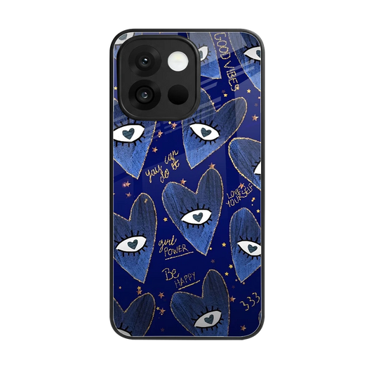 Girl Vision back phone cover | glass case for oneplus 13s