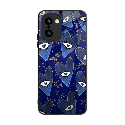 Girl Vision back phone cover | glass case for oneplus 15r