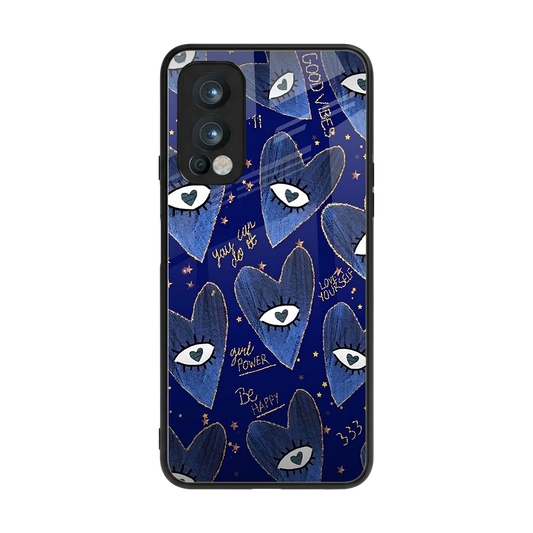 Girl Vision back phone cover | glass case for oneplus nord 2