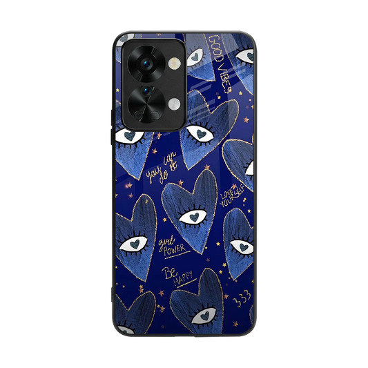 Girl Vision back phone cover | glass case for oneplus nord 2t