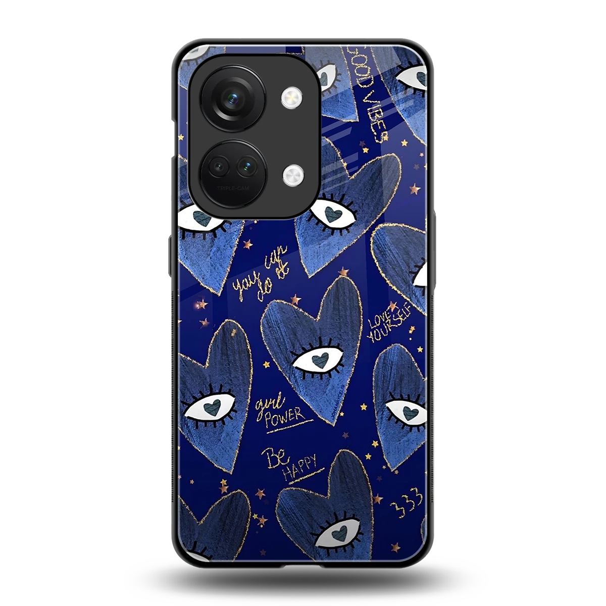 Girl Vision back phone cover | glass case for oneplus nord 3