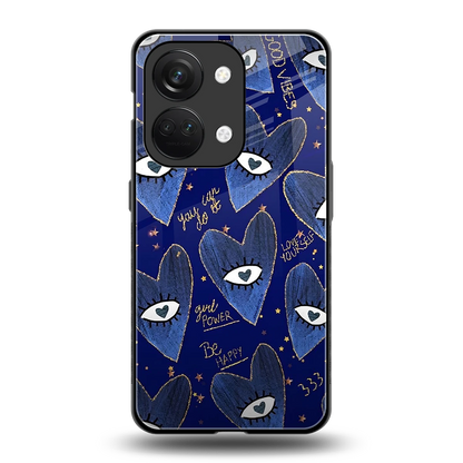 Girl Vision back phone cover | glass case for oneplus nord 3