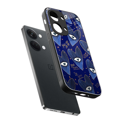 Girl Vision sleek oneplus nord 3 cover with tempered glass back and TPU edges