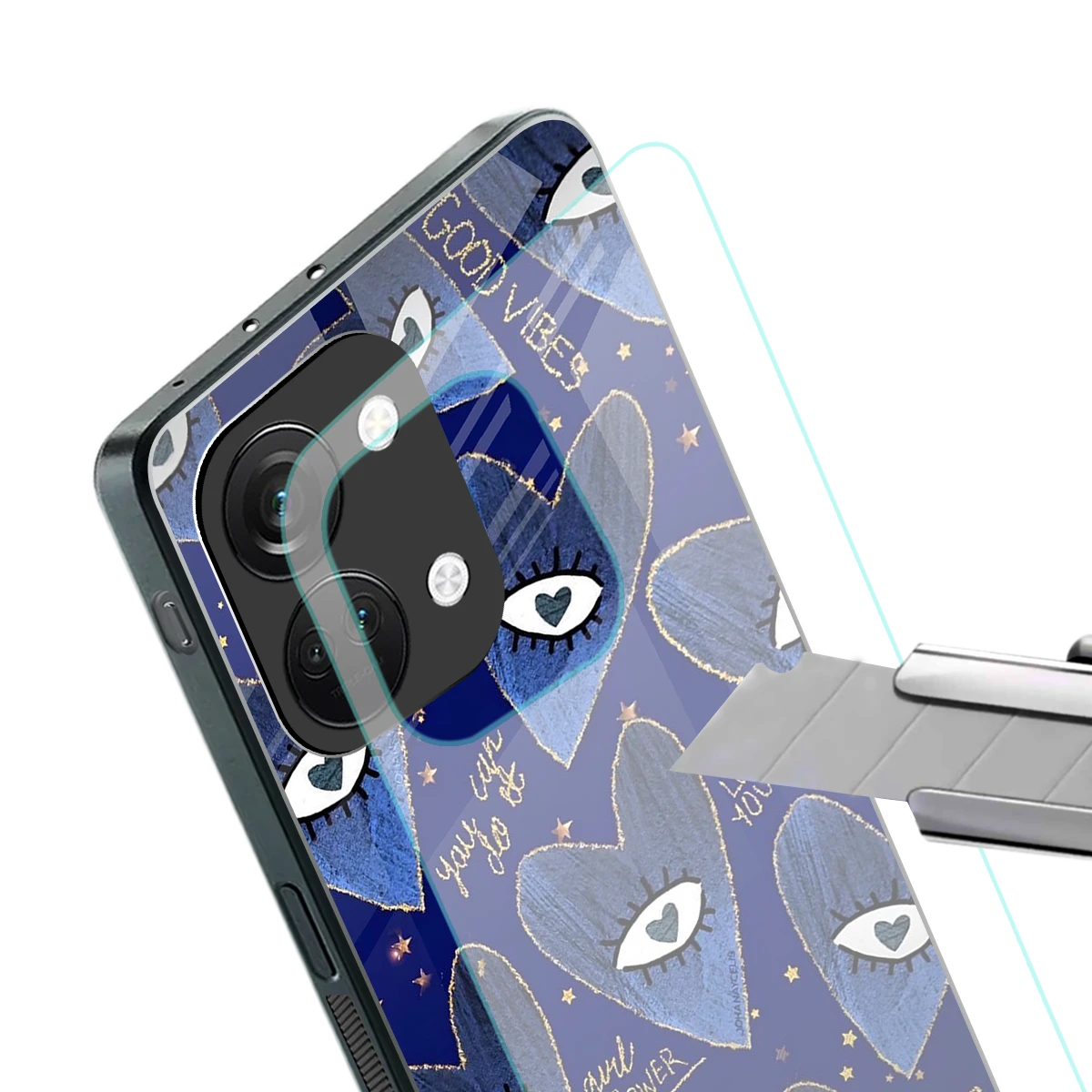 Girl Vision stylish phone case for oneplus nord 3 | glossy glass and slim fit